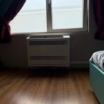 Installatie van een Mitsubishi airco in een slaapkamer in Brielle