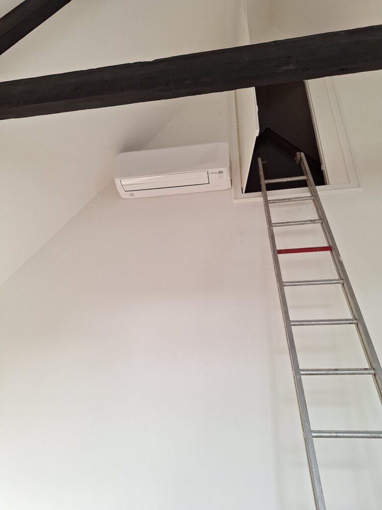 Airco installatie bij woning in Hellevoetsluis